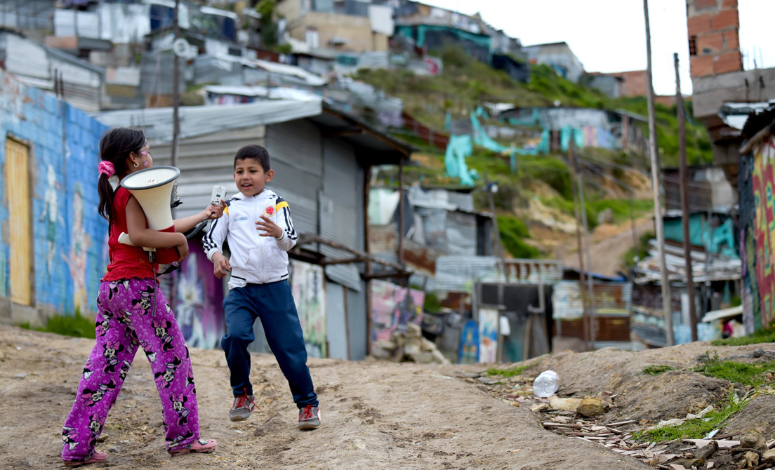 Niños jugando en Ciudad Bolívar