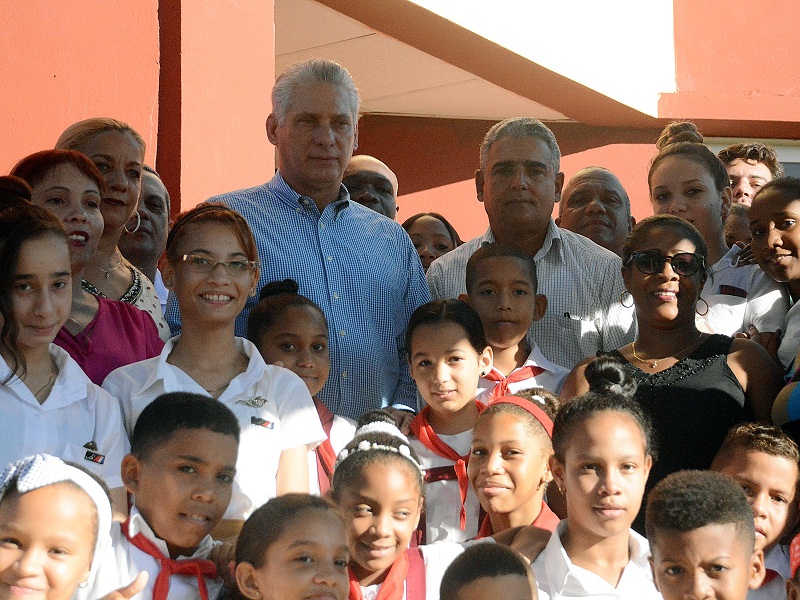 Visita del mandatario cubano a Guantánamo