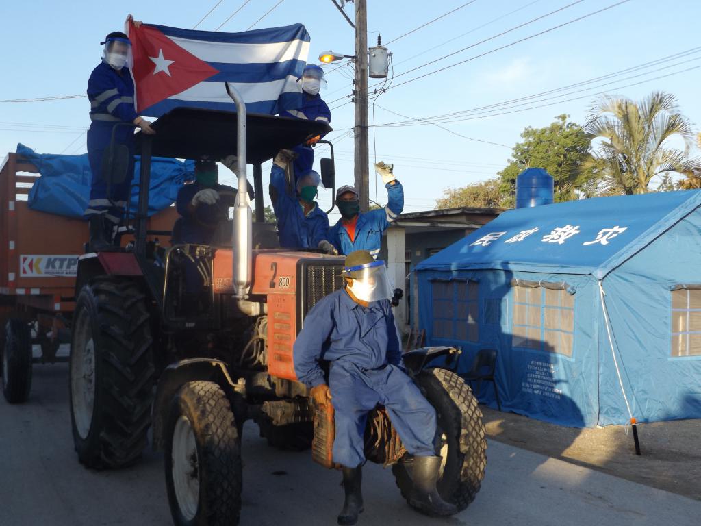 La brigada de recogedores de desechos sólidos en Camagüey
