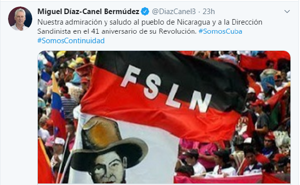 Aniversario 41 del triunfo de la Revolución Sandinista de Nicaragua