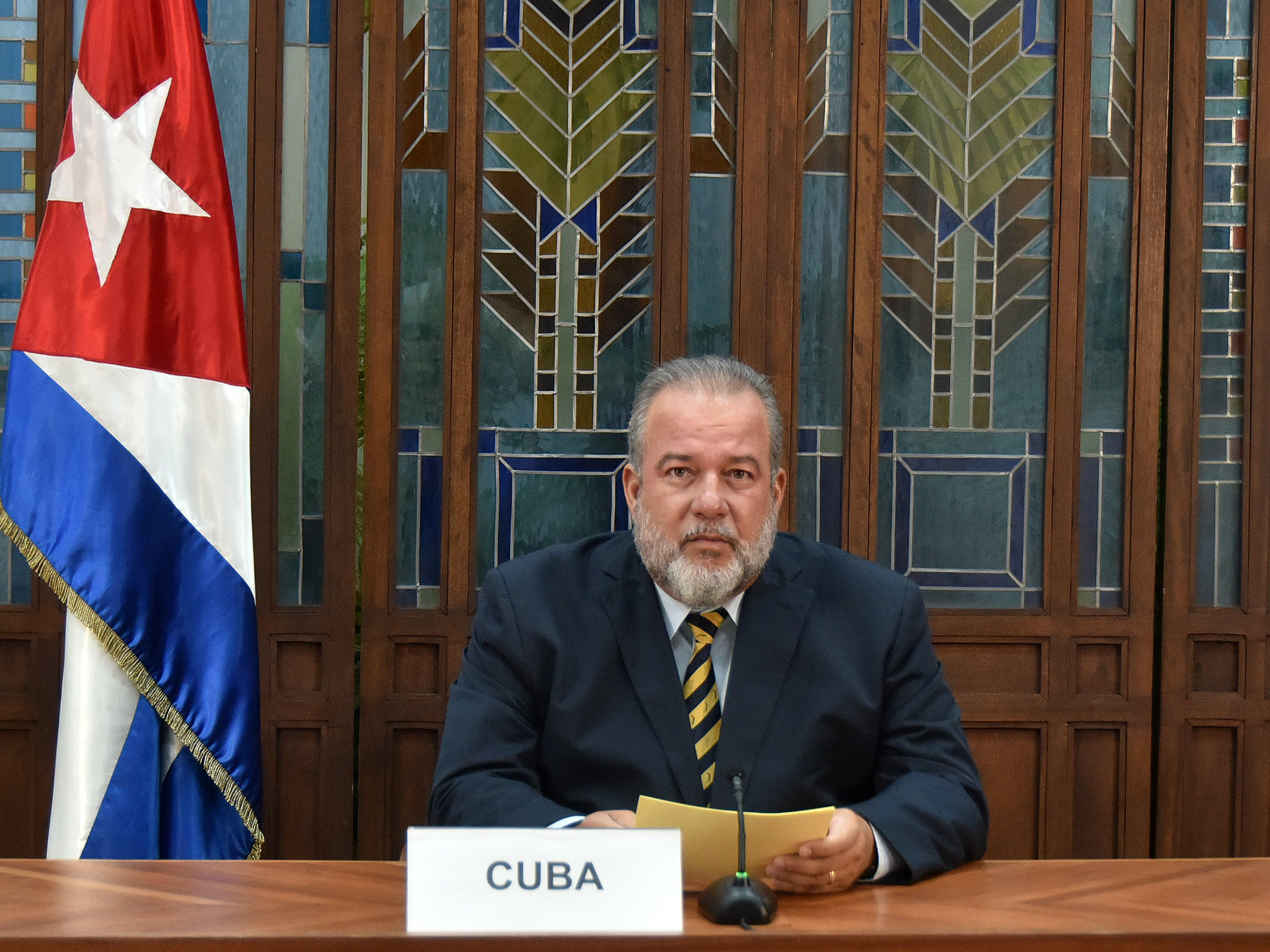 Manuel Marrero Cruz, primer ministro de la República de Cuba