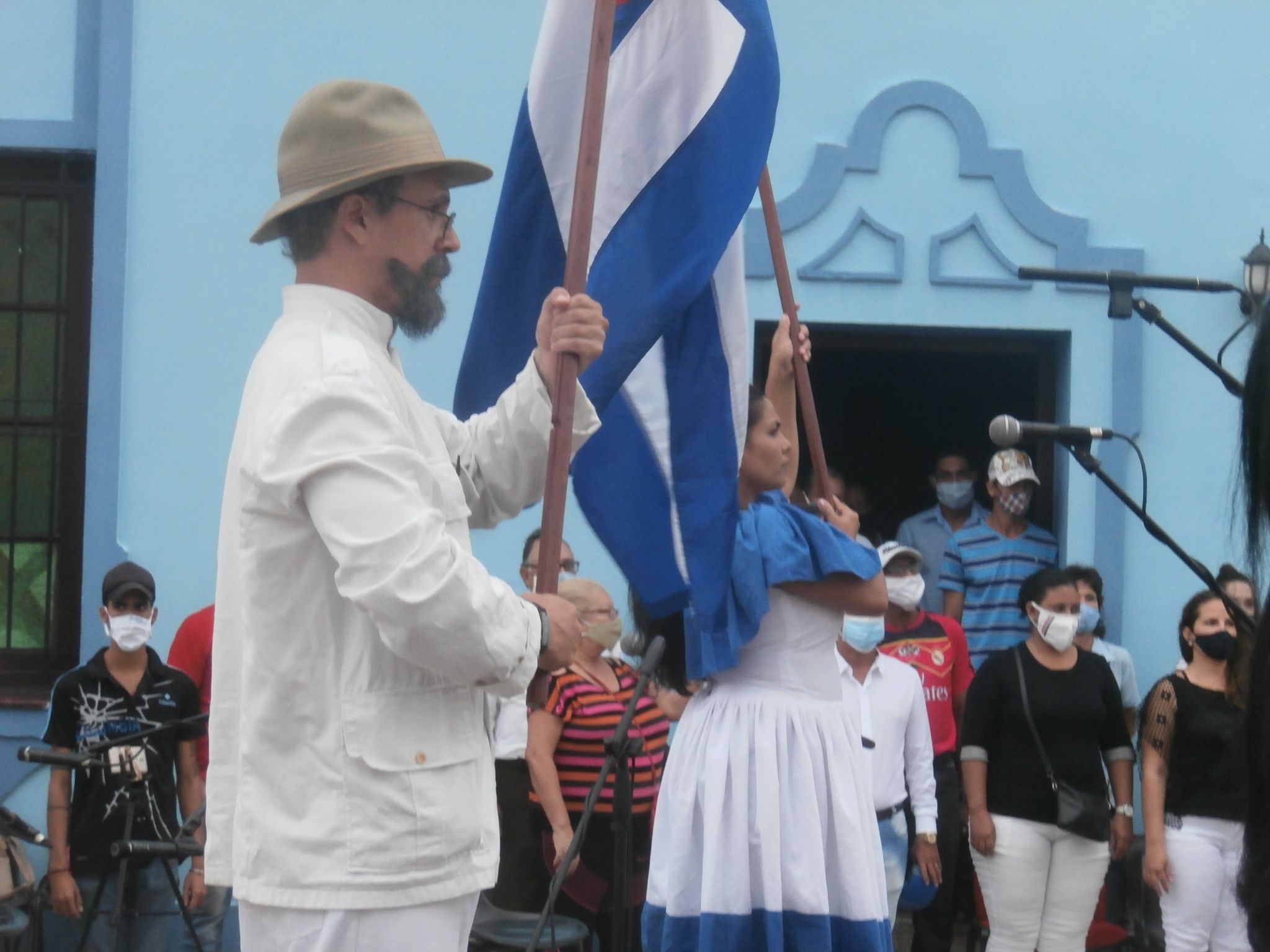 Evocación del himno nacional cubano