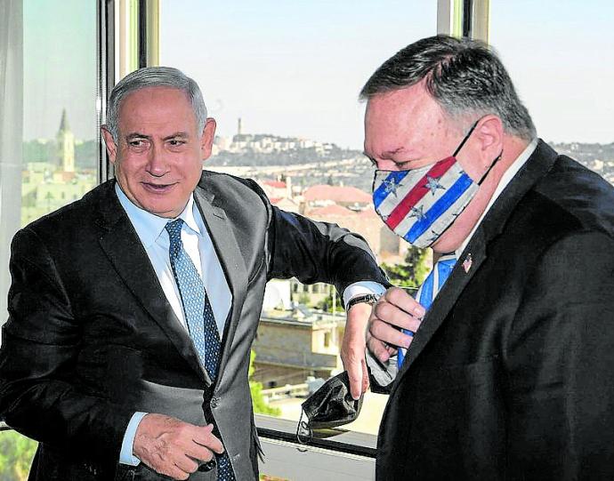 Netanyahu y Pompeo