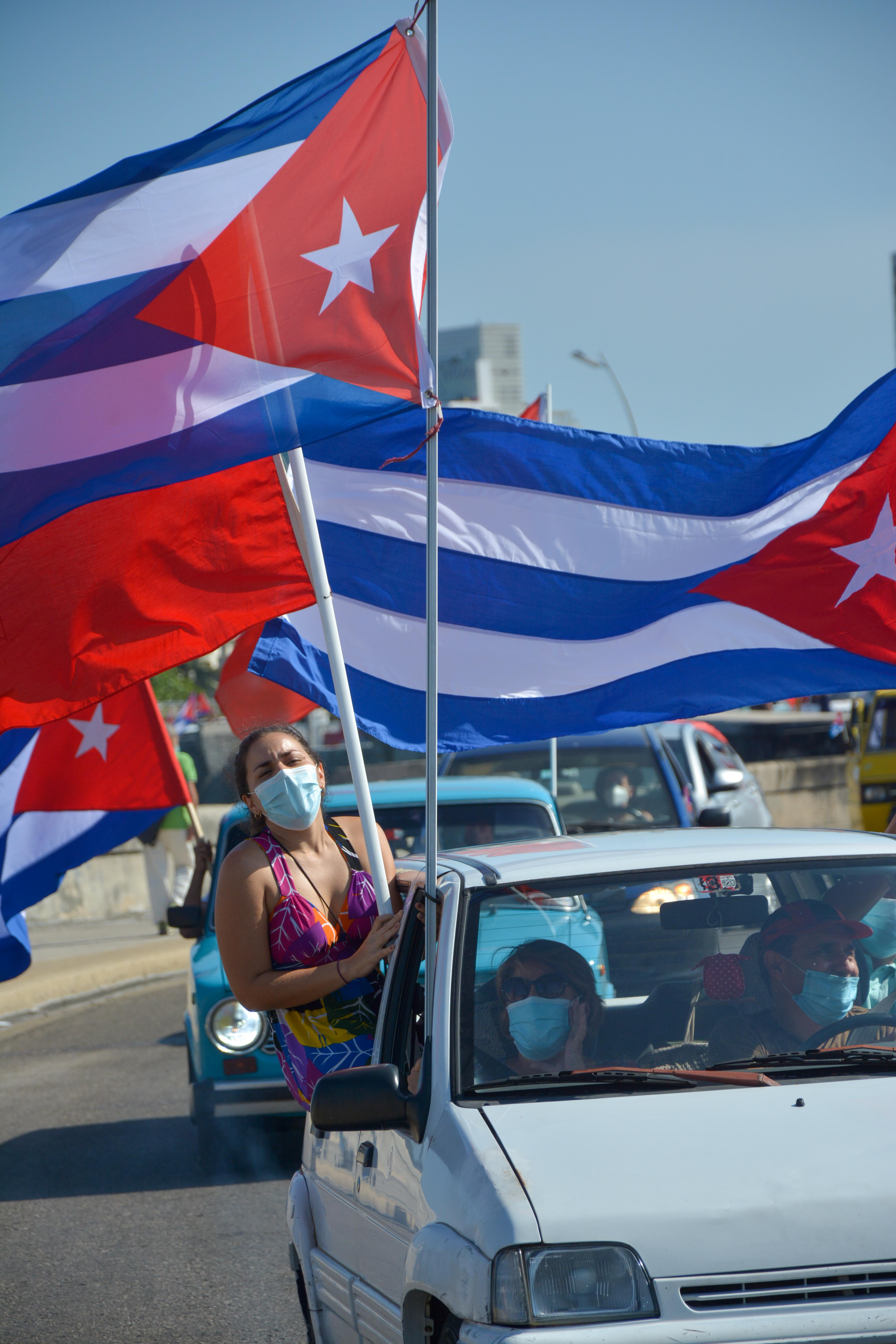 Caravana contra el Bloqueo en La Habana