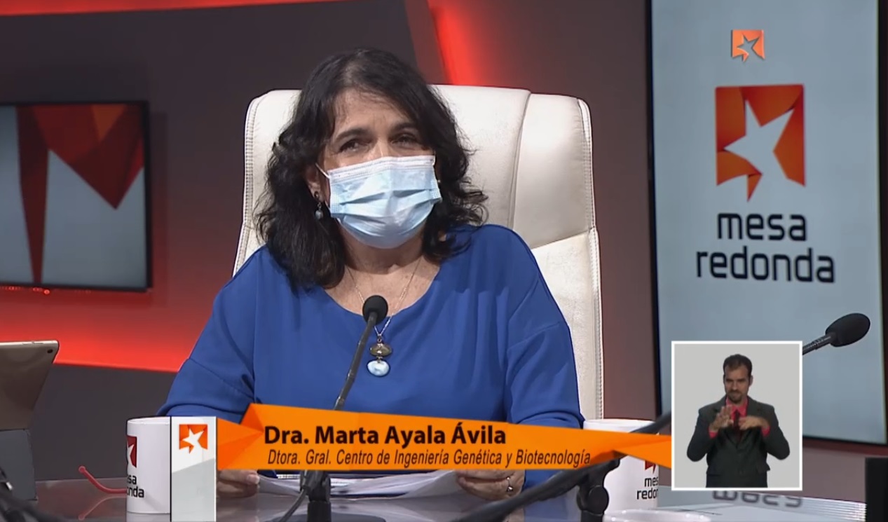 Dra. Marta Ayala Ávila, Directora General del Centro de Industria Genética y Biotecnología
