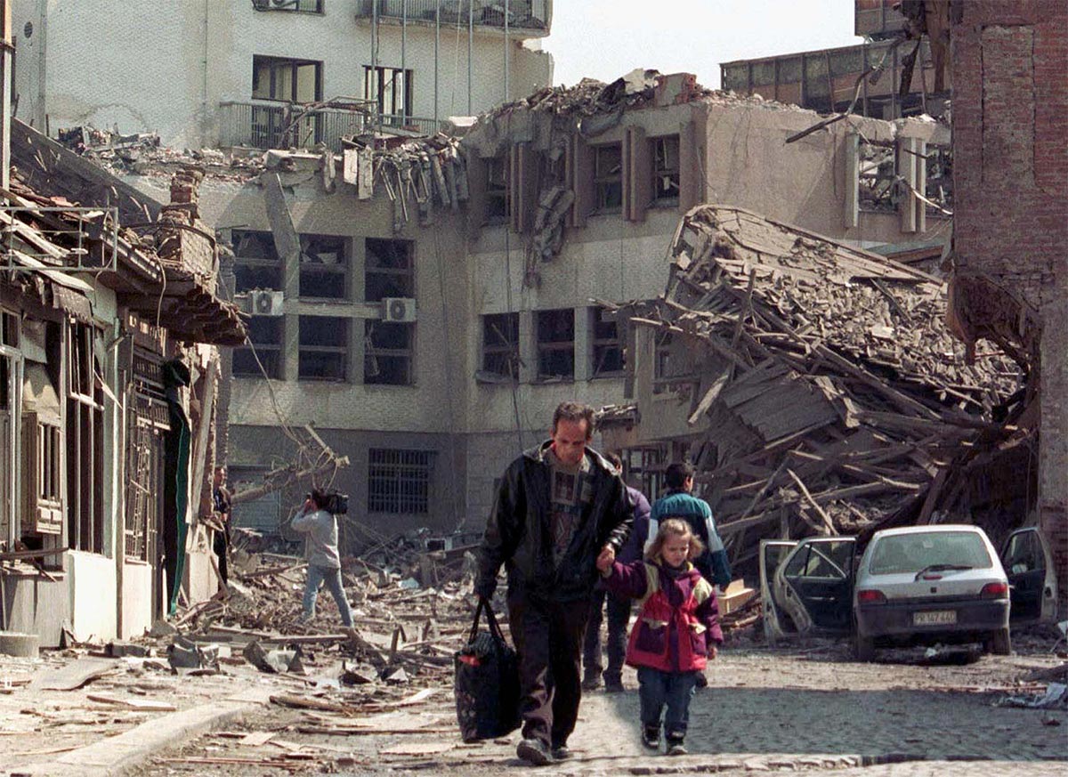 Las duras imágenes de la intervención «humanitaria» de EE.UU. y la OTAn en Kosovo