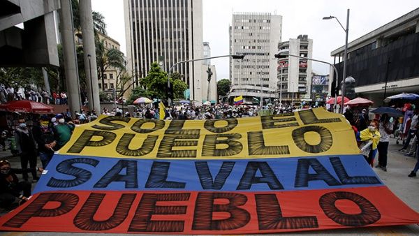 Manifestaciones del CNP  contra el Gobierno de Iván Duque