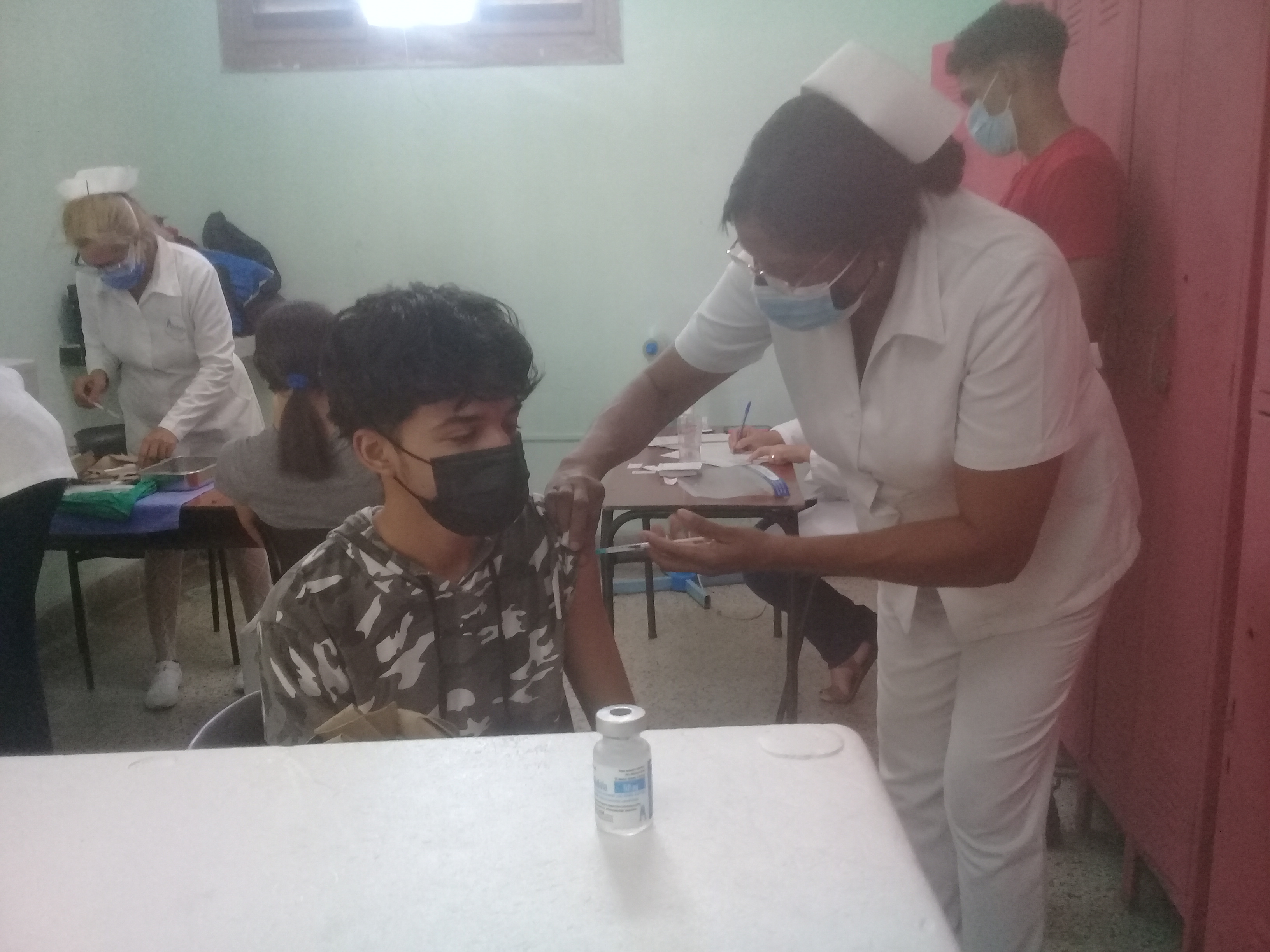 Vacunación en Santiago 5