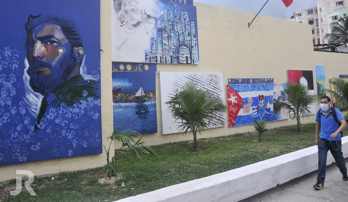 Nuevo mural de San Lázaro y Oquendo