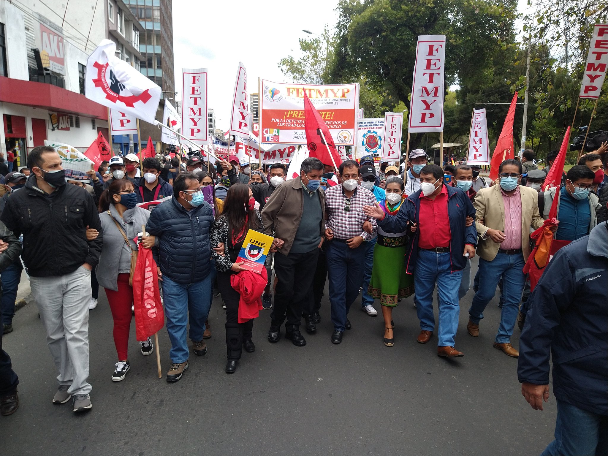 Protestas en Quito, Ecuador