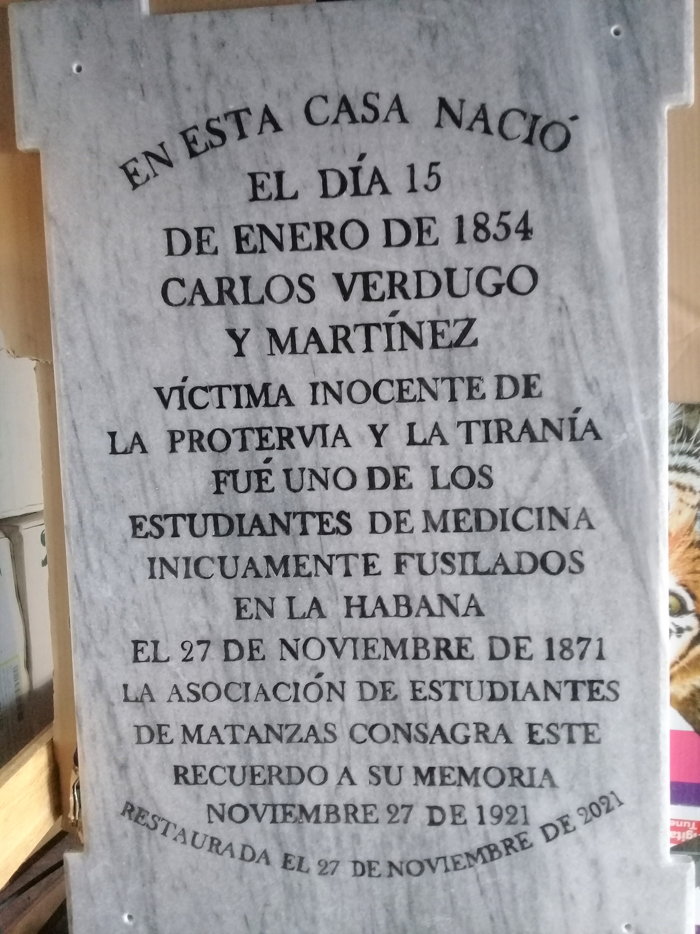 Aniversario 150 del fusilamiento de los estudiantes de medicina