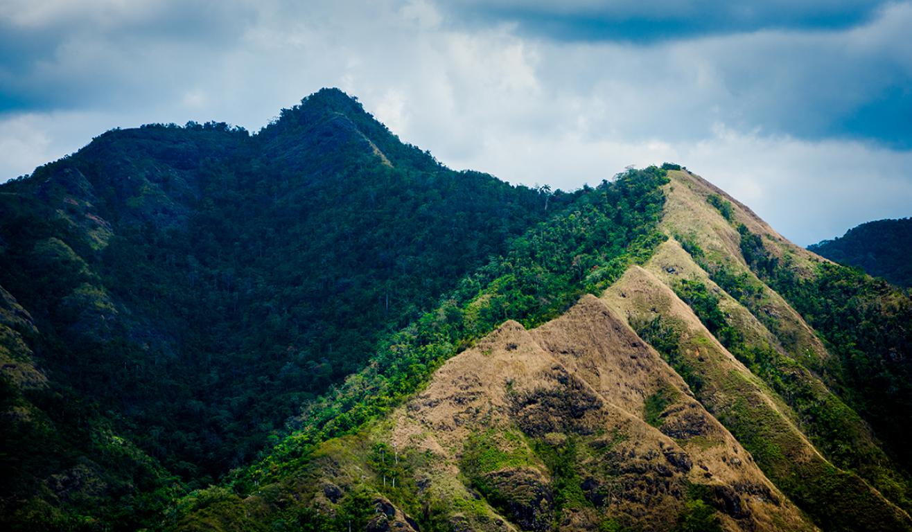 Elevaciones de la Sierra Maestra. 