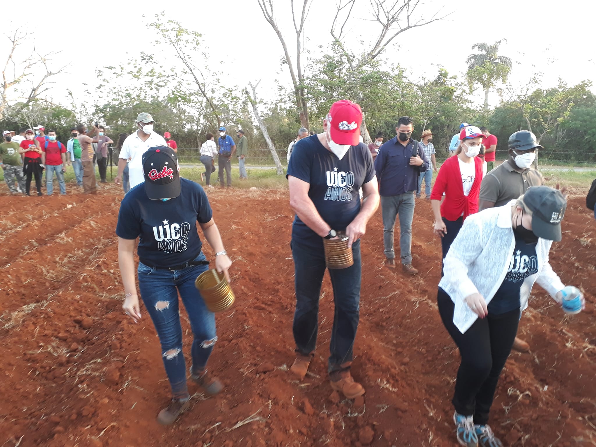 Presidente Díaz-Canel participa en trabajo voluntario