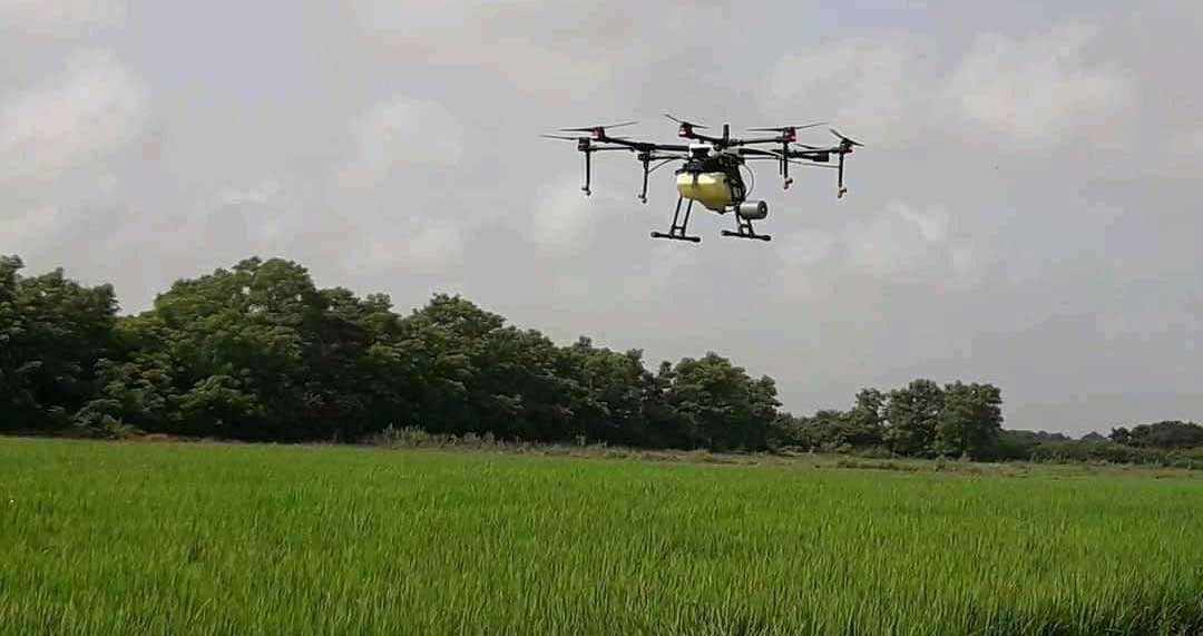 Fumigación a través de drones