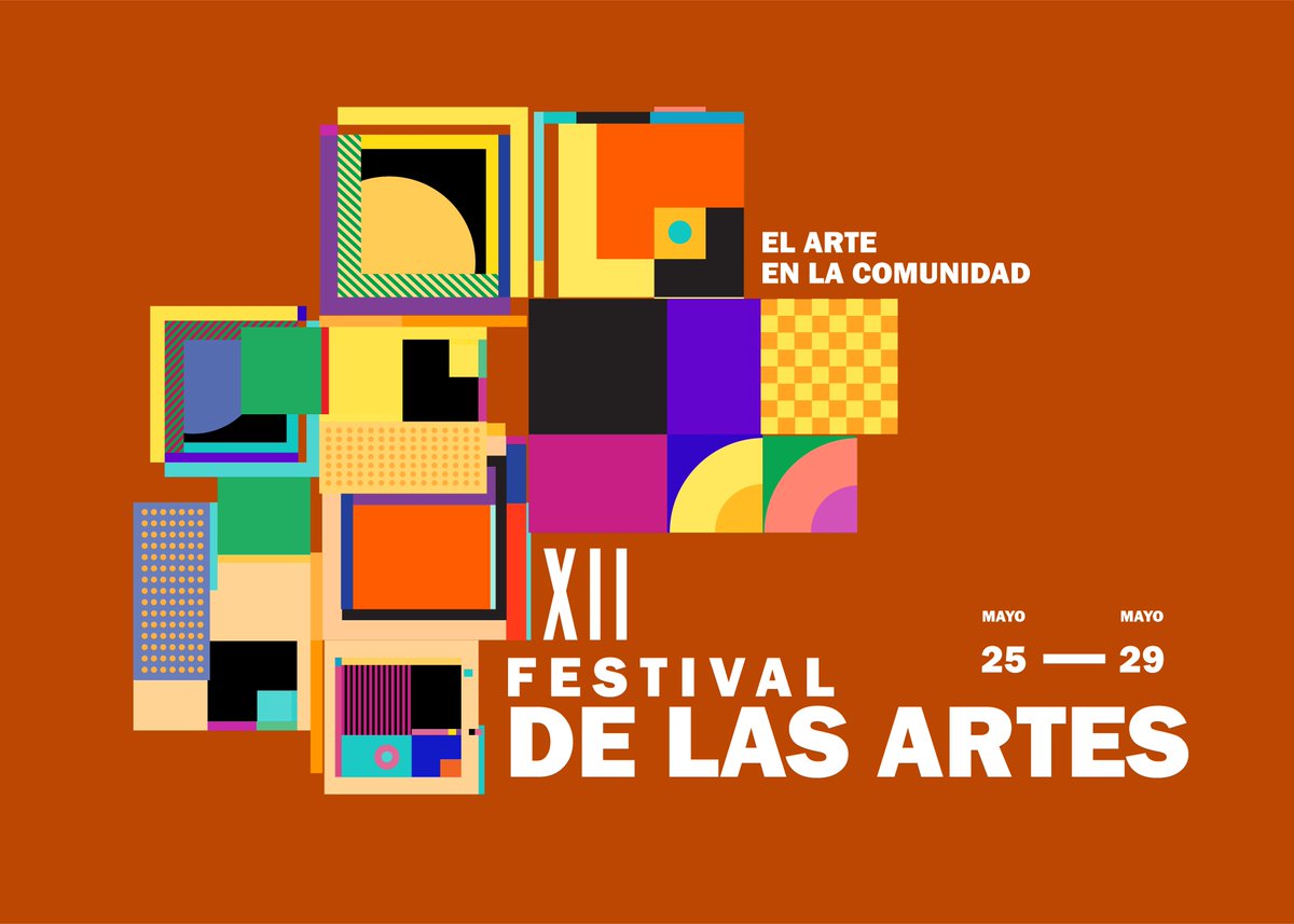 Cartel del 12mo Festival de las Artes