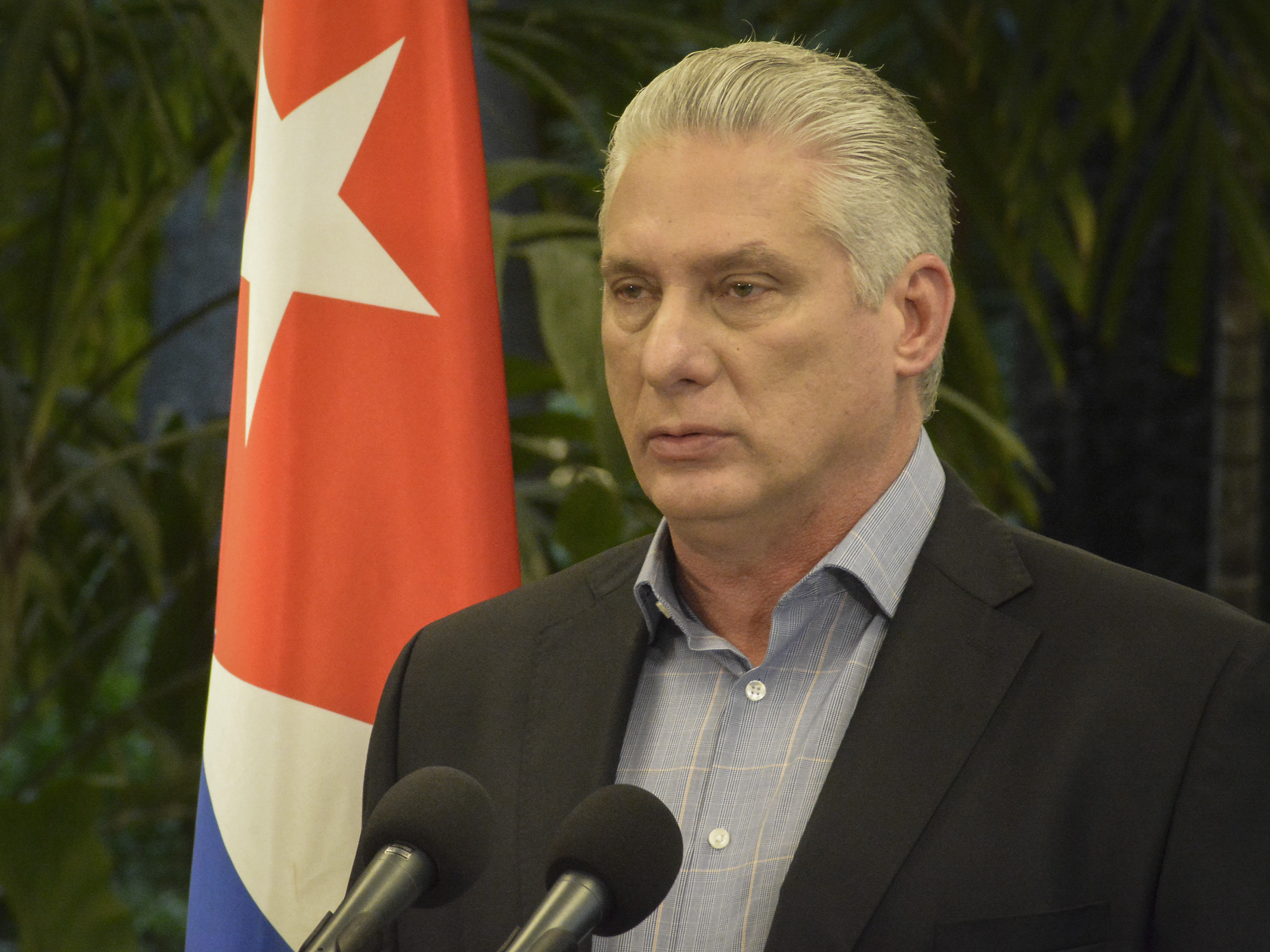 Primer Secretario del Partido y Presidente de la República de Cuba, Miguel Díaz-Canel Bermúdez