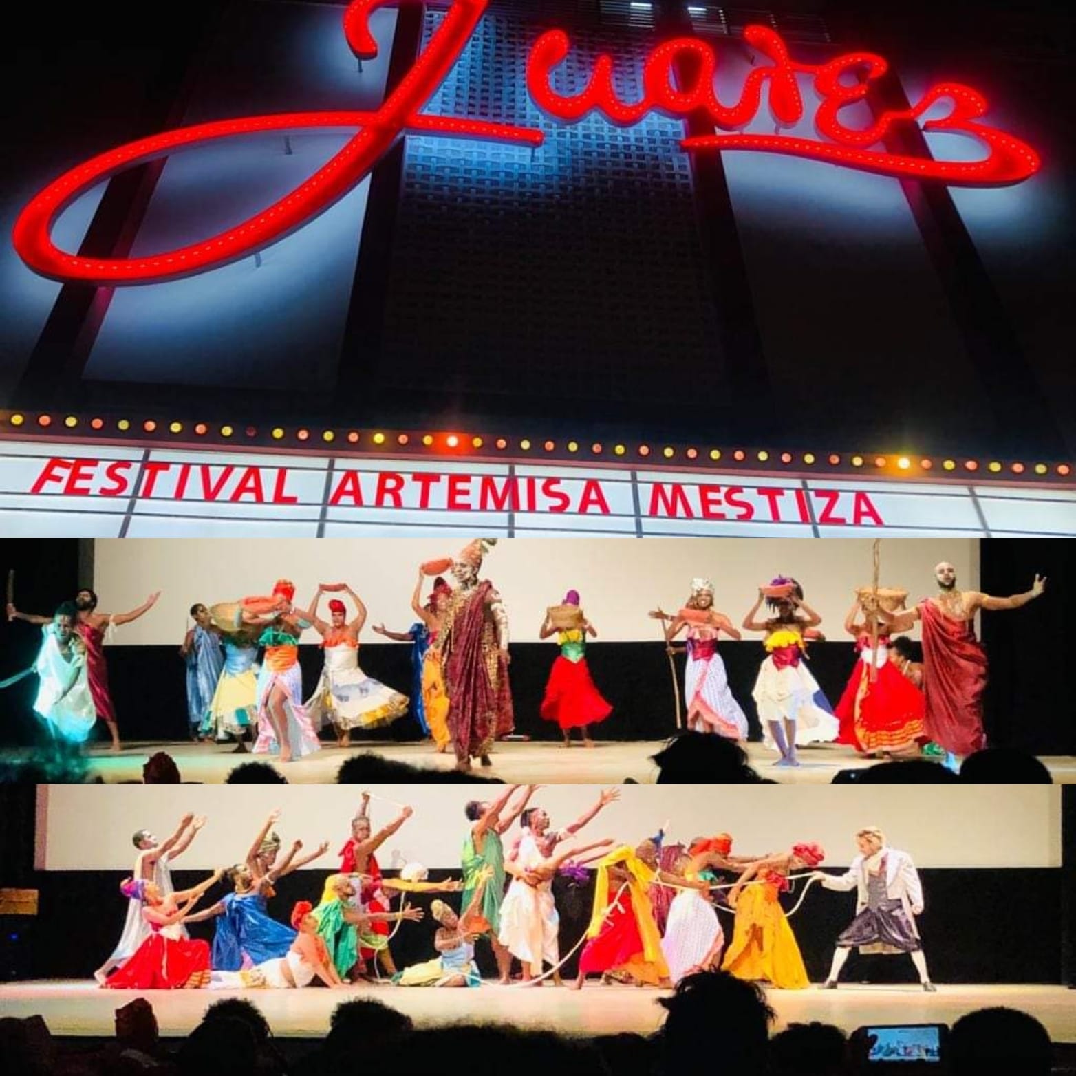 Las opciones culturales en el Cine-Teatro Juárez cautivaron la atención de los artemiseños.