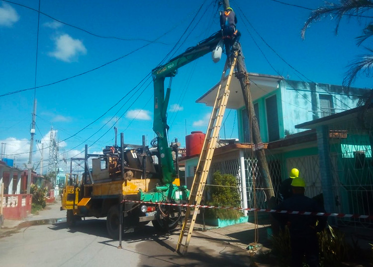 Recuperación del sistema eléctrico