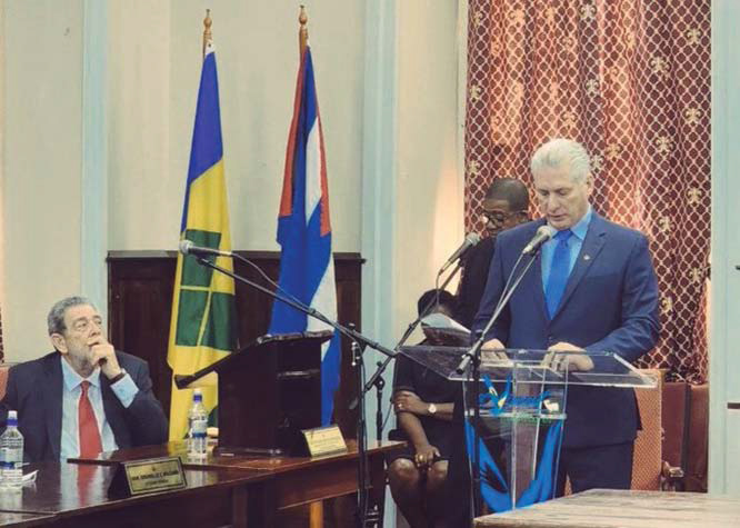 Primer Secretario del Comité Central del Partido Comunista de Cuba y Presidente de la República, Miguel Díaz-Canel Bermúdez