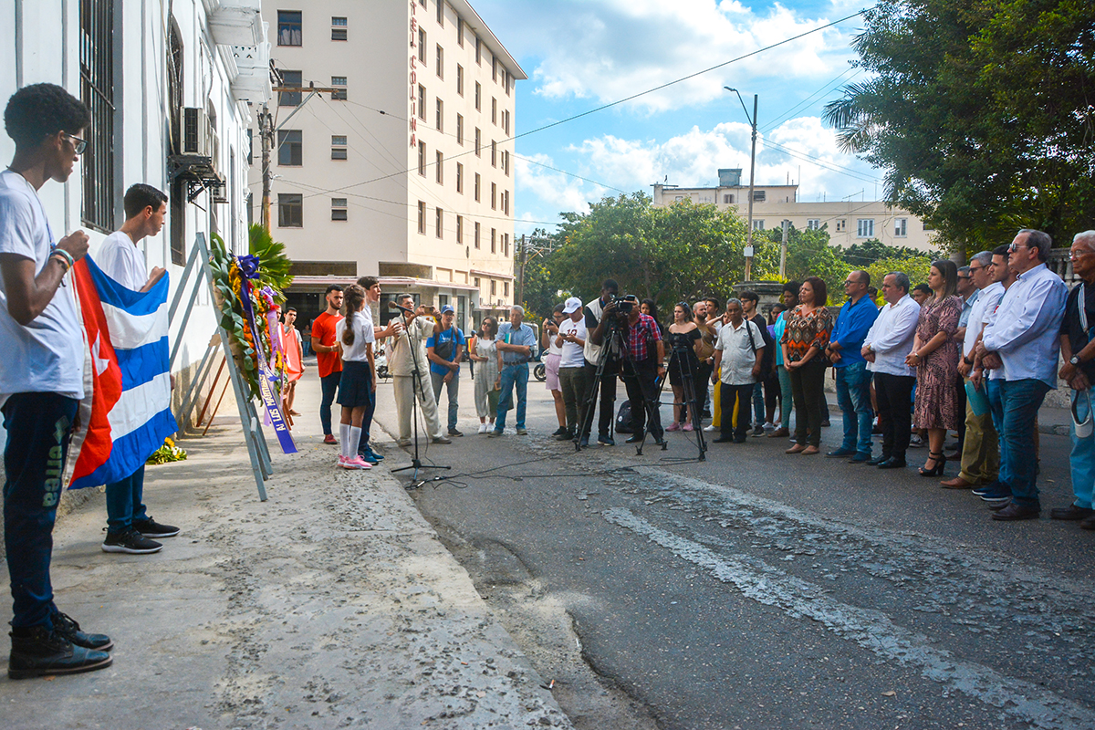 Homenaje a José Antonio Echeverría y sus compañeros de lucha
