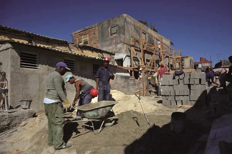 La construcción de viviendas 