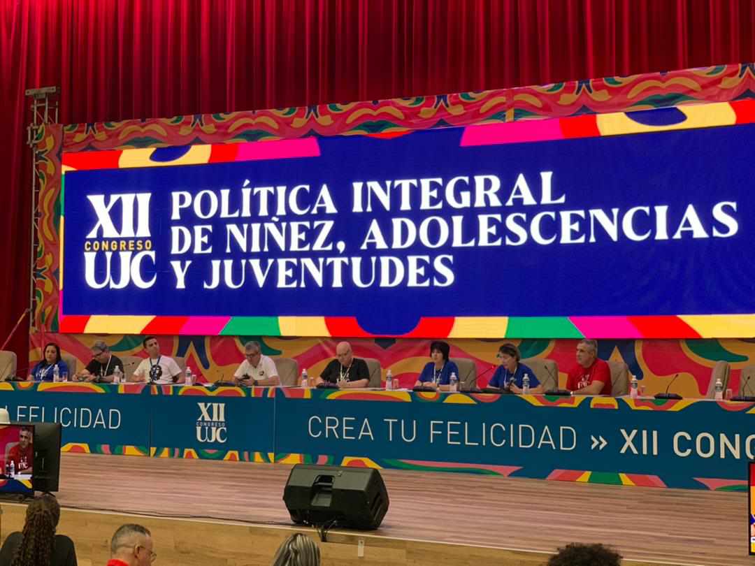 Delegados al 12mo. Congreso de la UJC