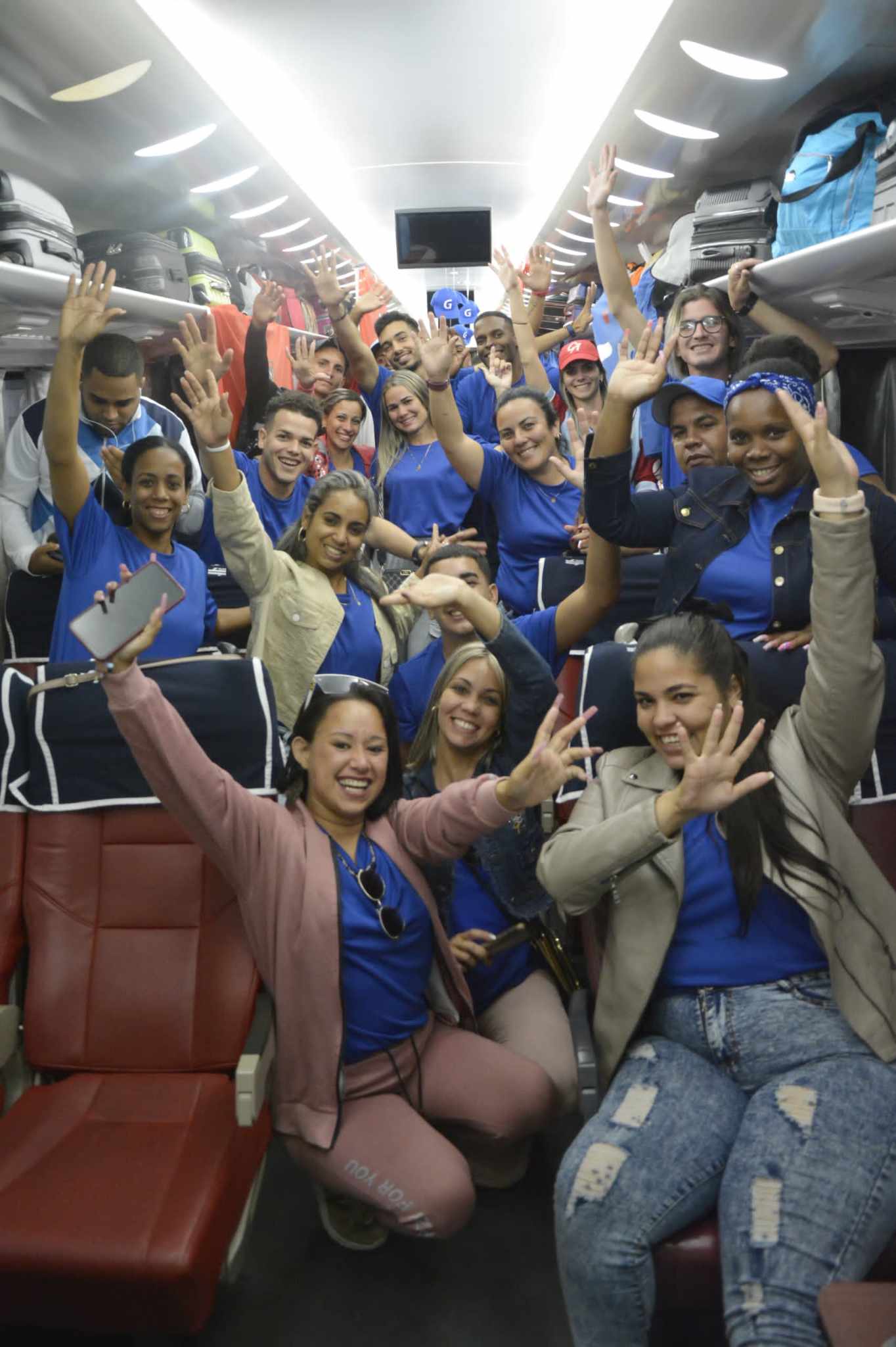 Delegados al 12mo. Congreso de la UJC