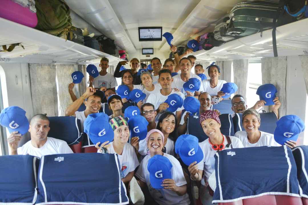 Delegados al 12mo. Congreso de la UJC