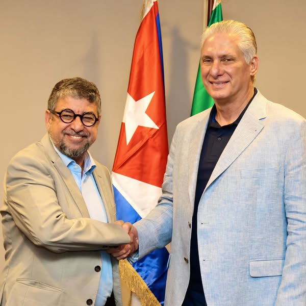 Presidente Díaz-Canel se reunió con alcalde brasileño Washington Quaquá
