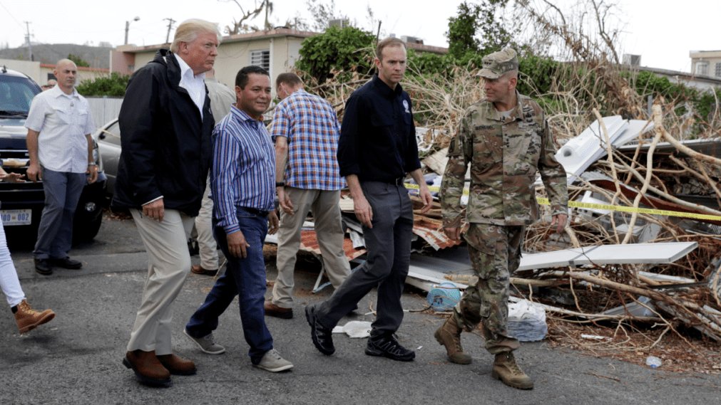 Donald Trump en Puerto Rico