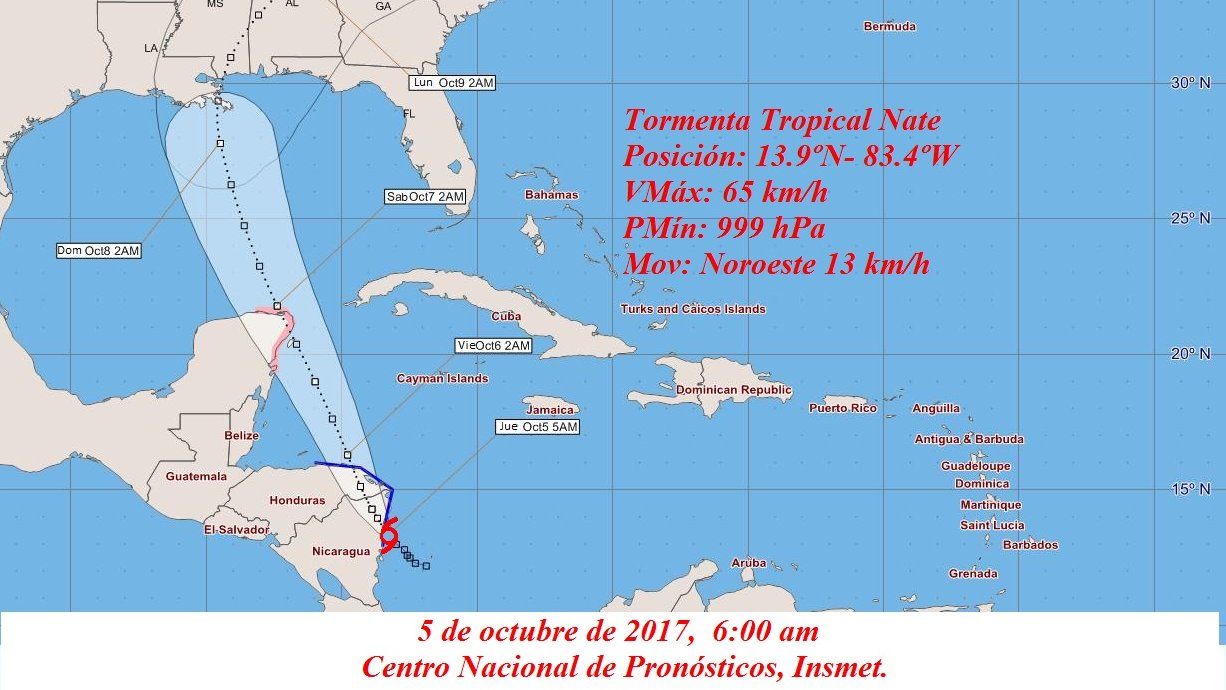 Tormenta Tropocal Nate