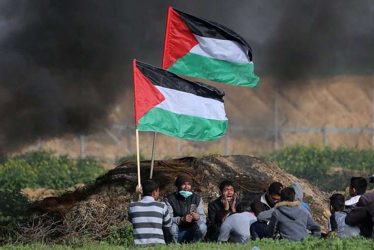Jóvenes palestinos