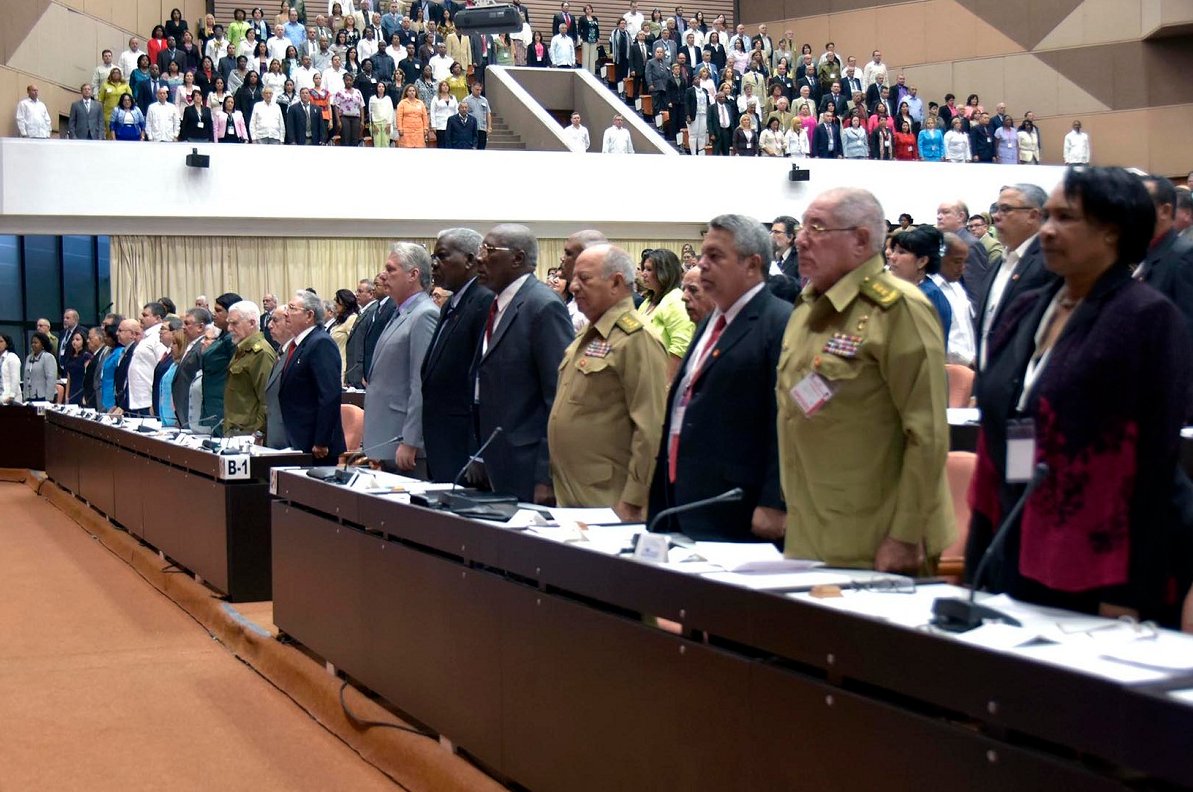 Primera jornada de la Sesión Constitutiva del Parlamento cubano