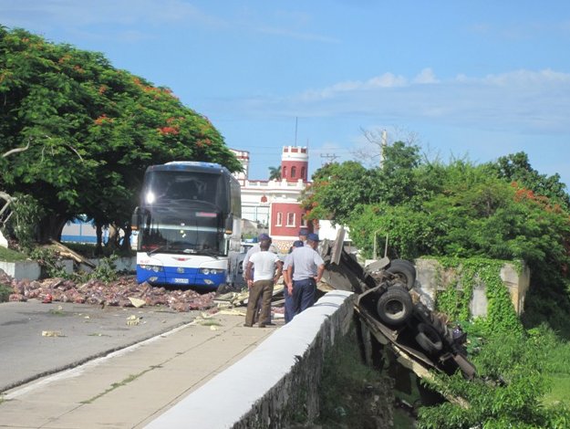 Accidente de tránsito en Matanzas