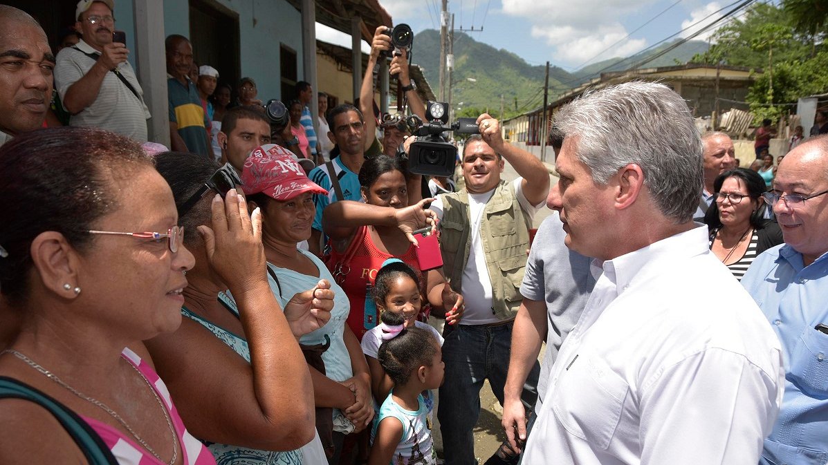 Recibió el Cobre  Presidente Díaz-Canel