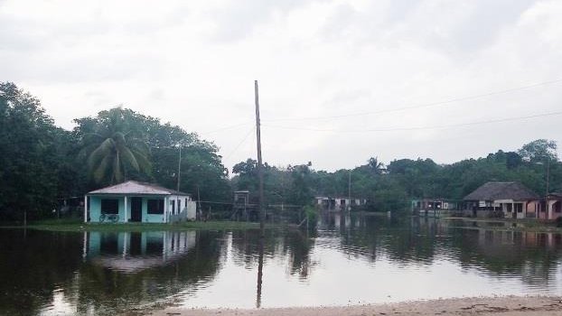 Intensas inundaciones en la Ciénaga de Zapata