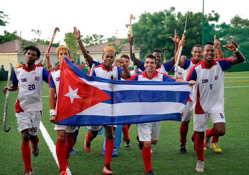 Hockey sobre césped de Cuba en Barranquilla 2018