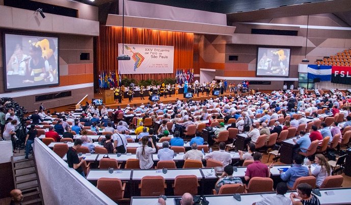 Inicia Foro de Sao Paulo en La Habana