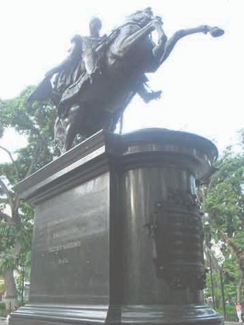 Estatua de Bolívar en Caracas