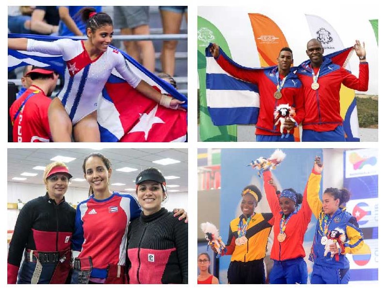 Medallistas de Cuba en Barranquilla 2018