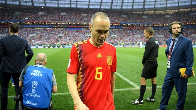 La despedida de Iniesta