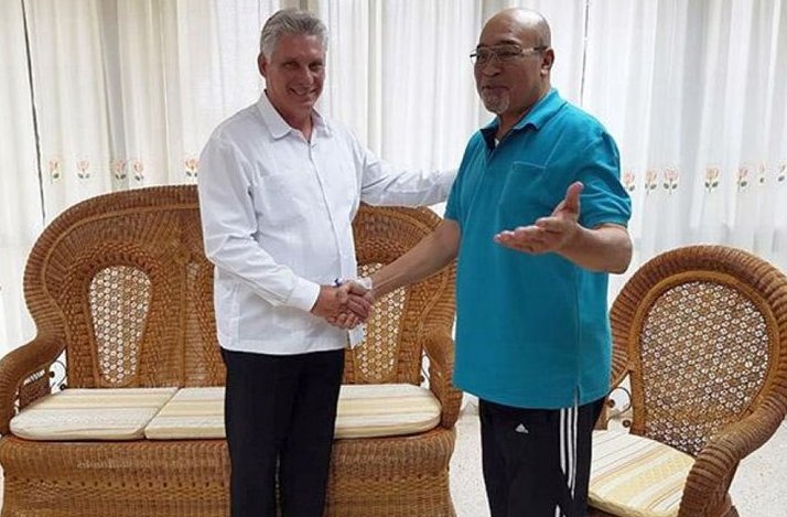 Dialogó Díaz-Canel con Presidente de Surinam