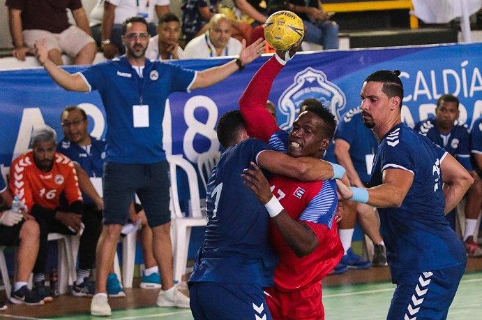 Balonmano masculino campeón en Barranquilla 2018