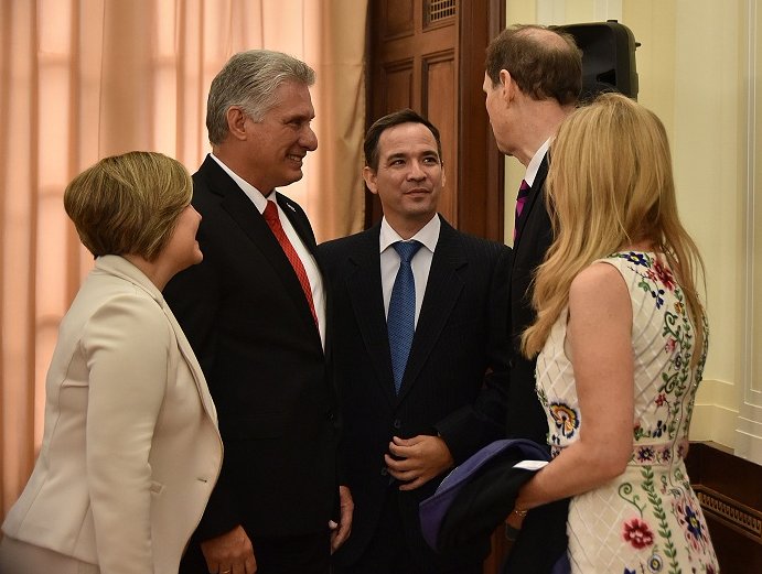 Encuentro de Díaz-Canel con congresistas estadounidenses