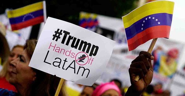 venezuela trump hands off latin america