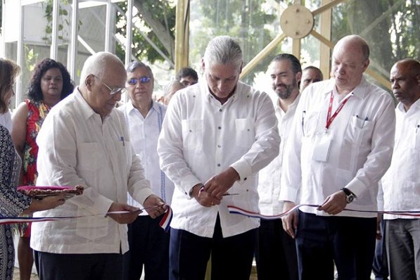 Díaz-Canel en FIHAV 2018