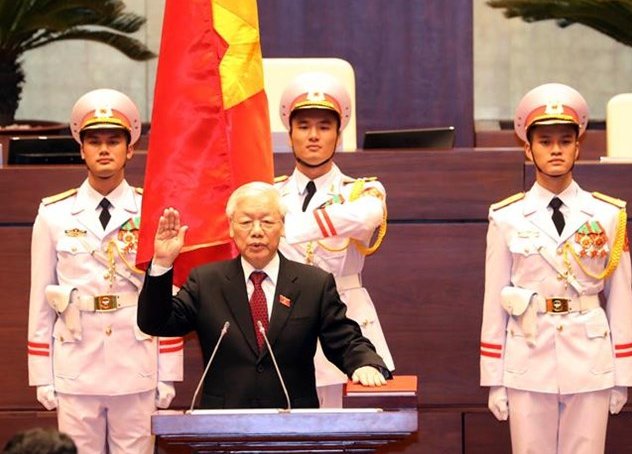 El secretario general del Partido Comunista de Vietnam, Nguyen Phu Trong