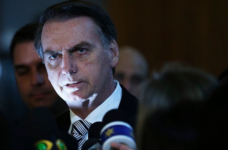 El presidente de Brasil Jair Bolsonaro.