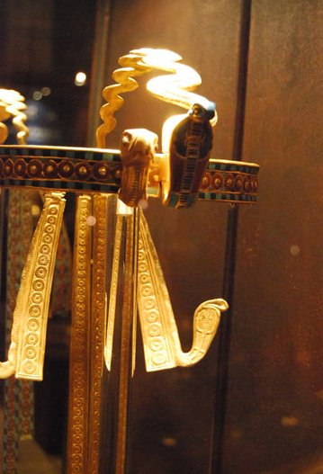La diadema del rey Tutankamón