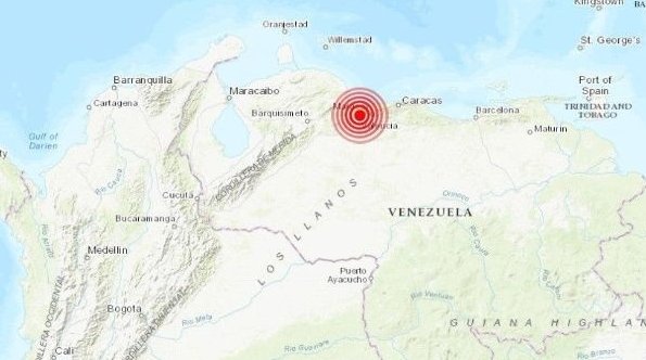 Temblor de 4.9 de magnitud en Venezuela